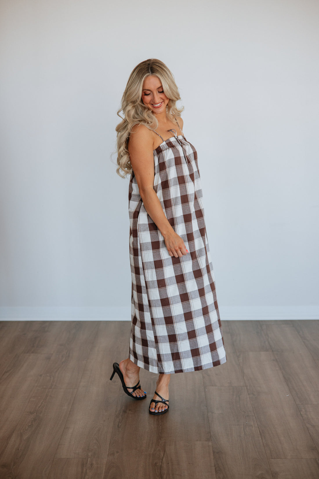 Jalene Gingham Dress