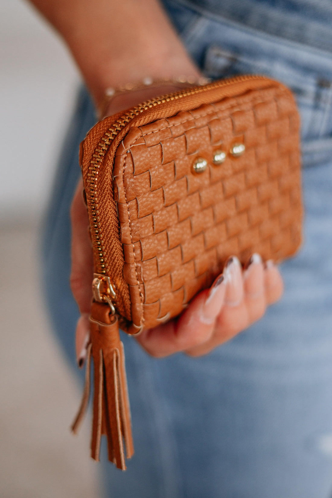 Never On Schedule Wallet - Cognac