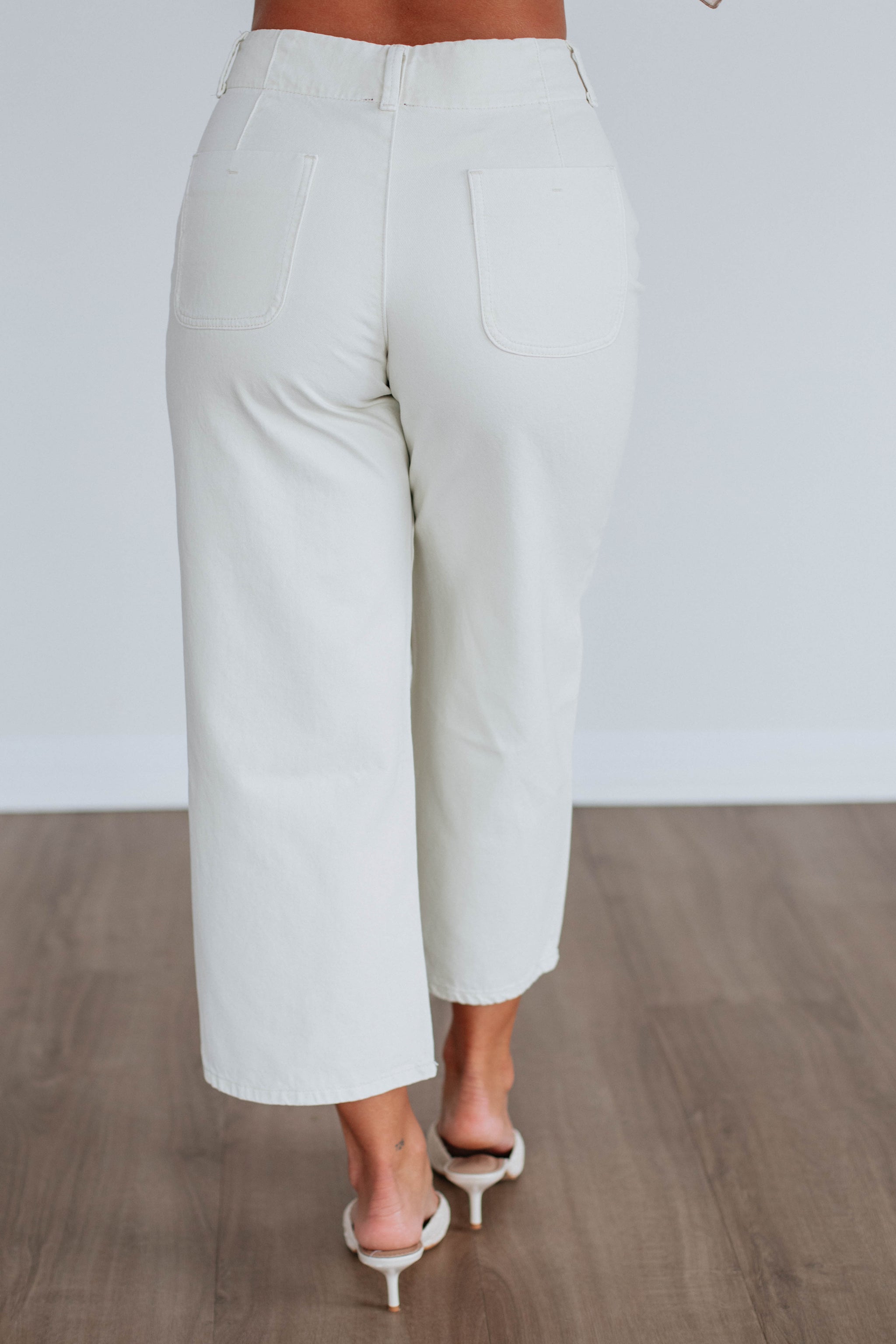 Blithe Wide Leg Pants - Ecru