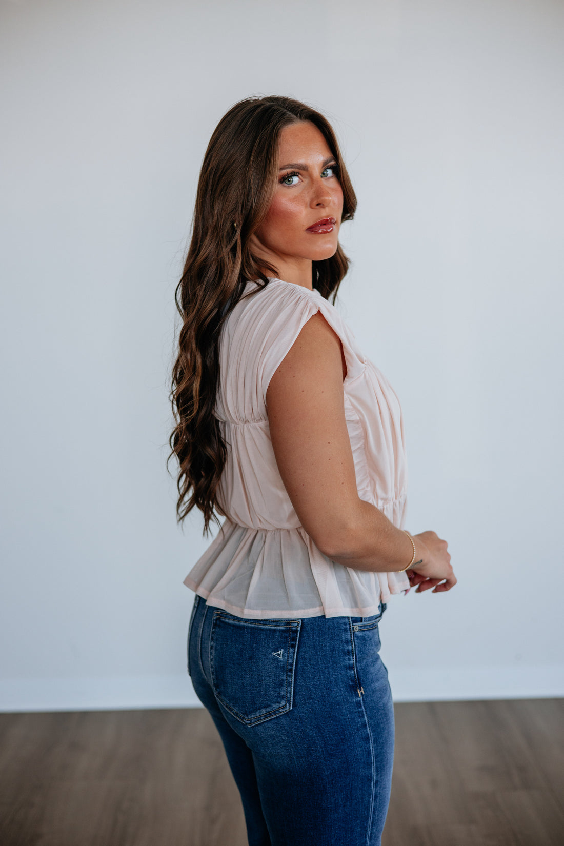 Sutton Peplum Top