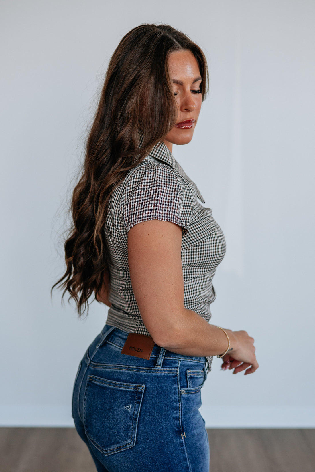 Tailar Plaid Top