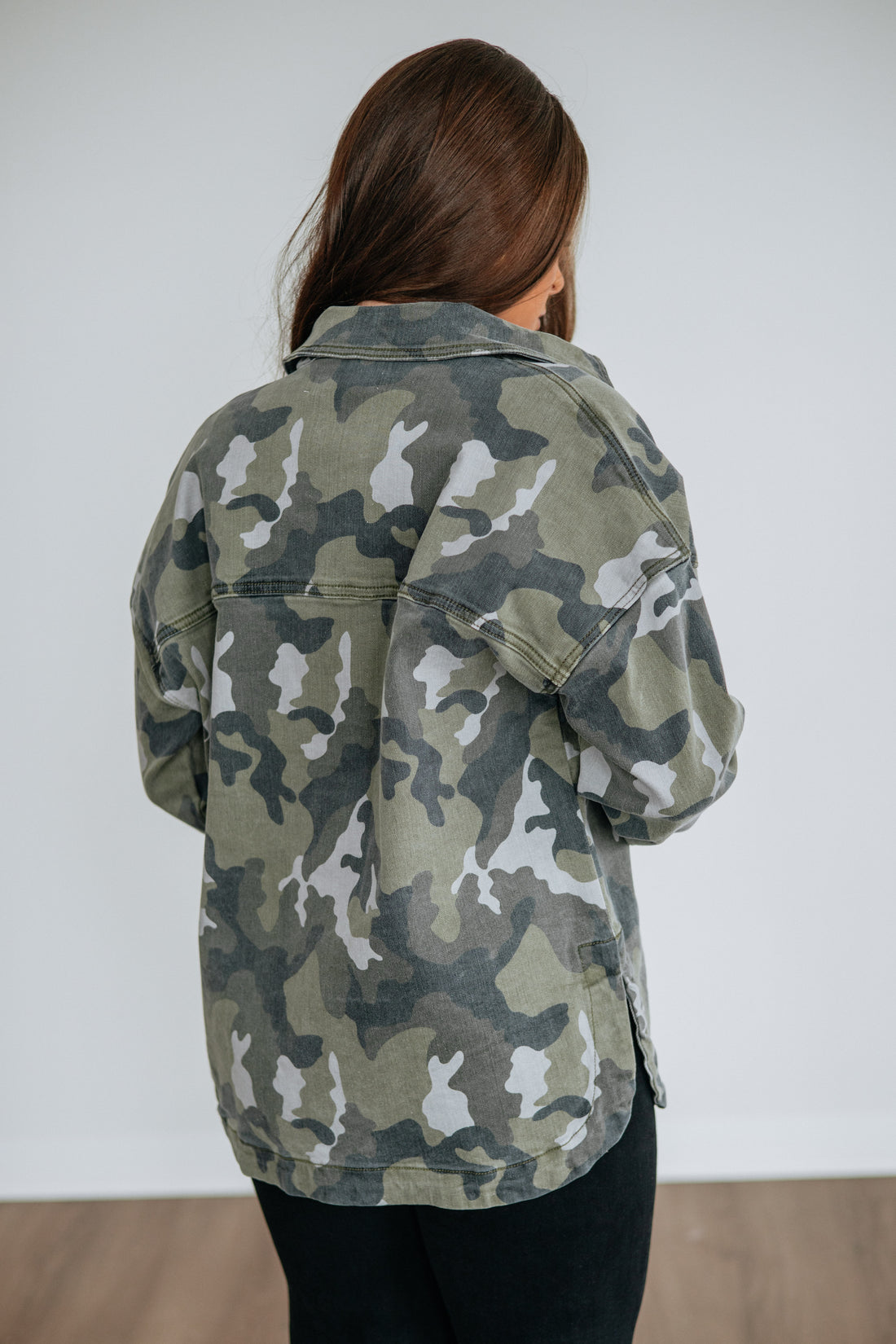 Bradi Mica Denim Shacket