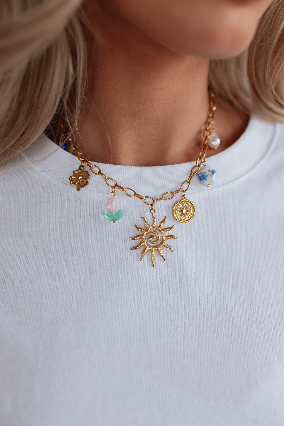 Catie Charm Necklace