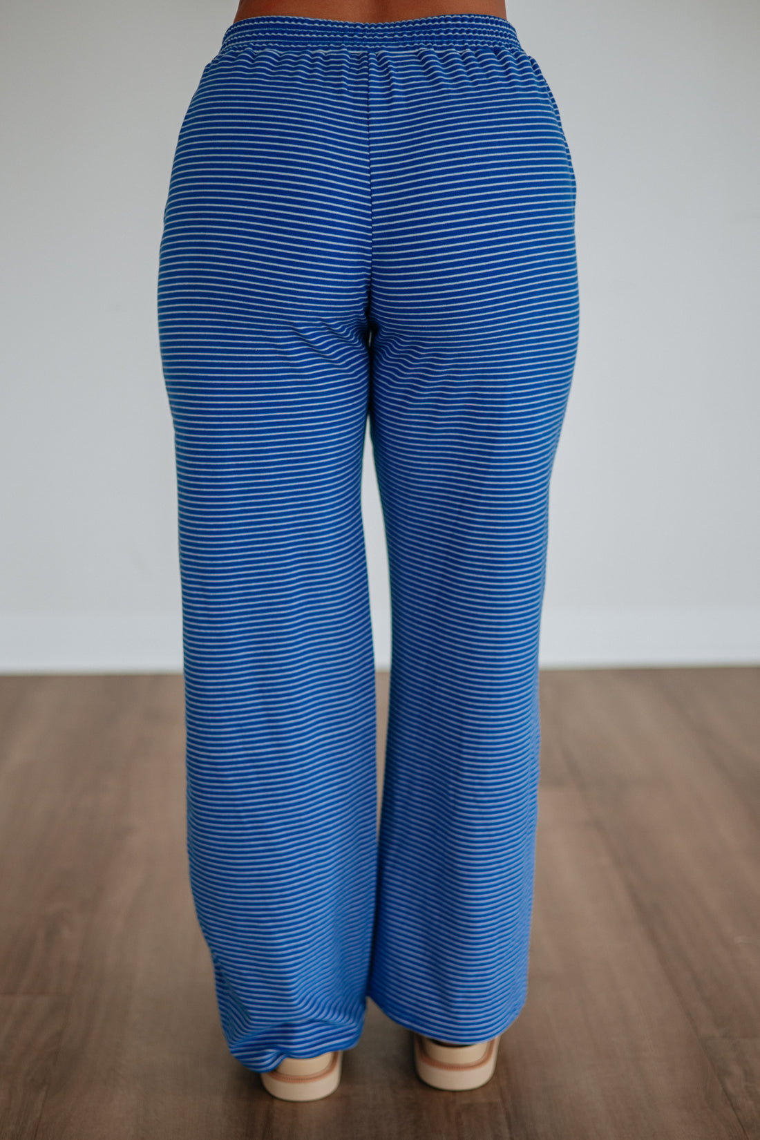 Cayla Striped Pants - Cobalt Mix