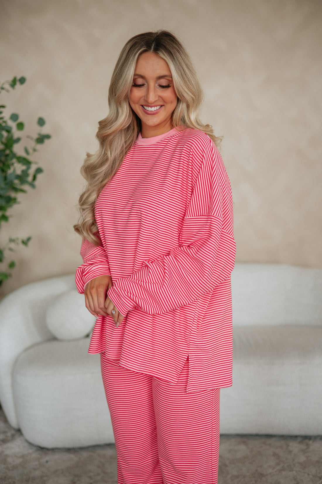 Cayla Striped Top - Bubblegum Mix