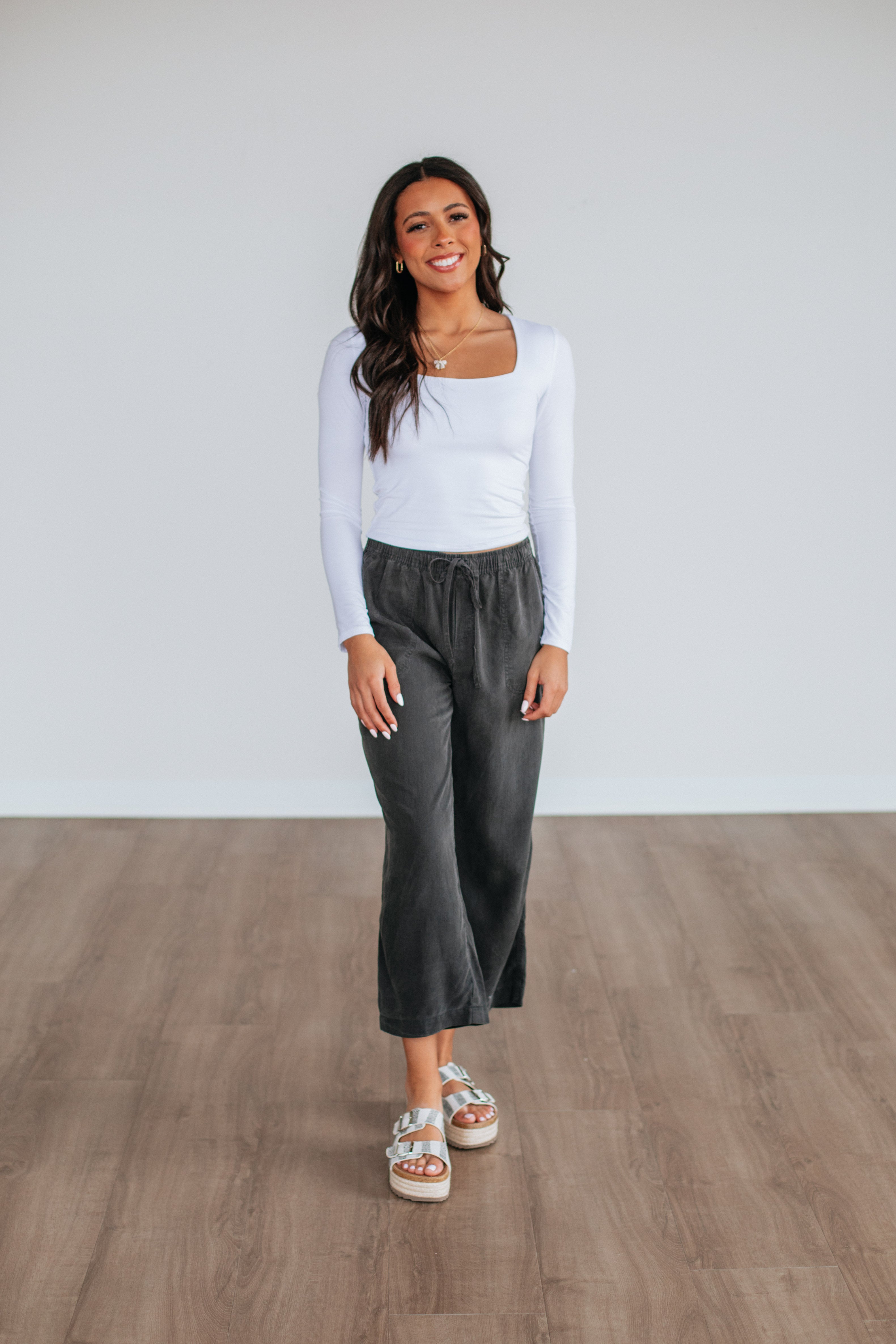 Duncan Casual Pants - Charcoal
