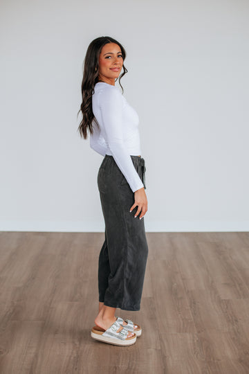 Duncan Casual Pants - Charcoal