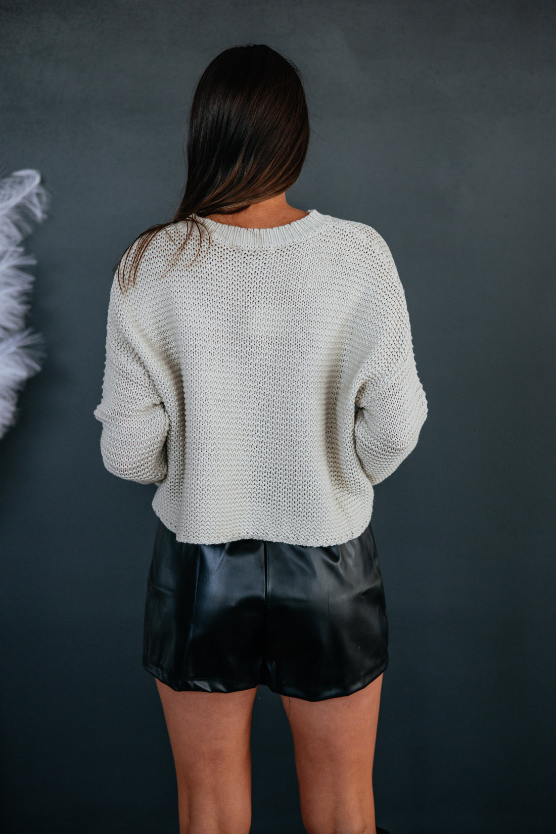 Vita Leather Skort