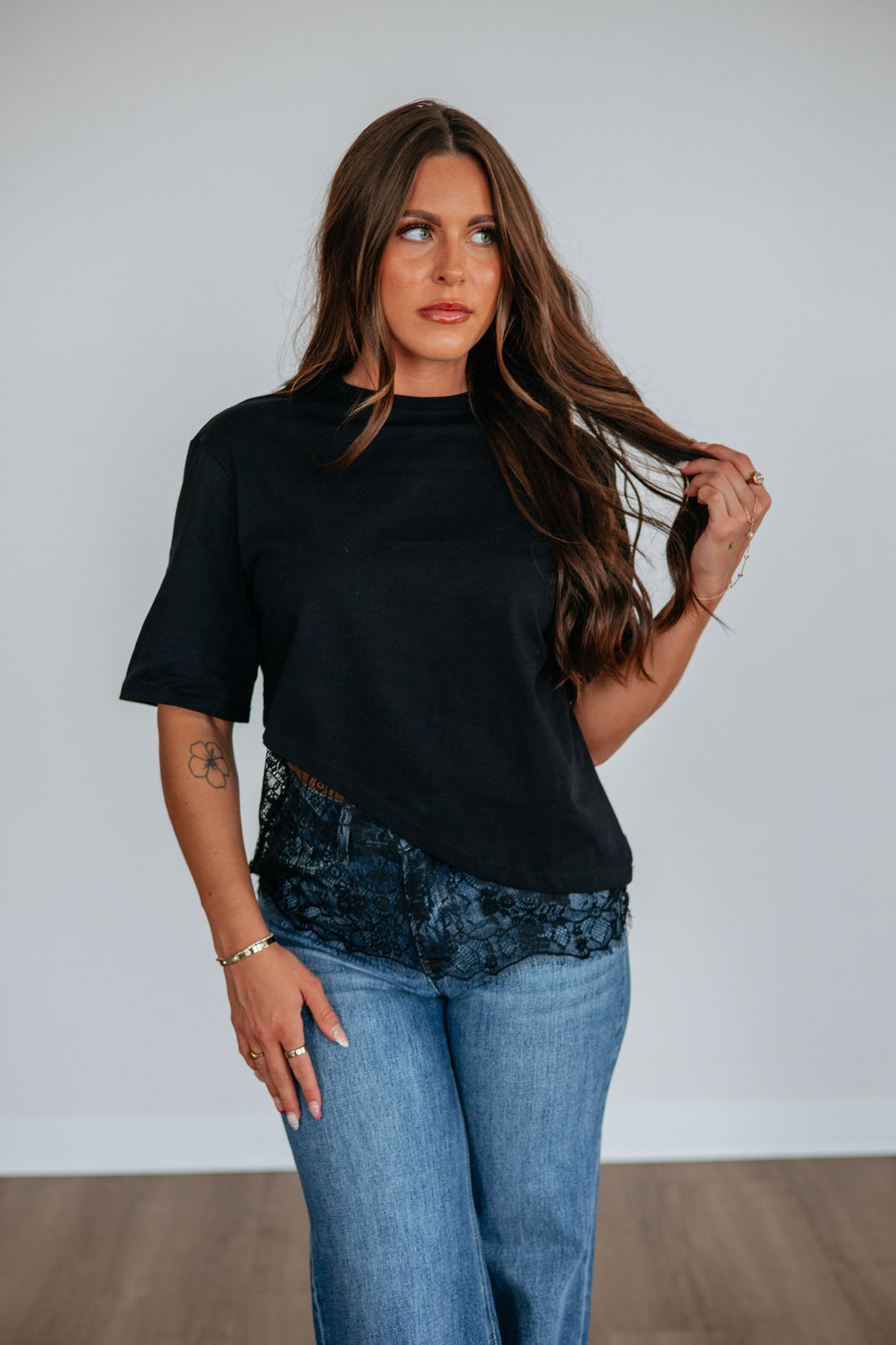 Amali Contrast Top