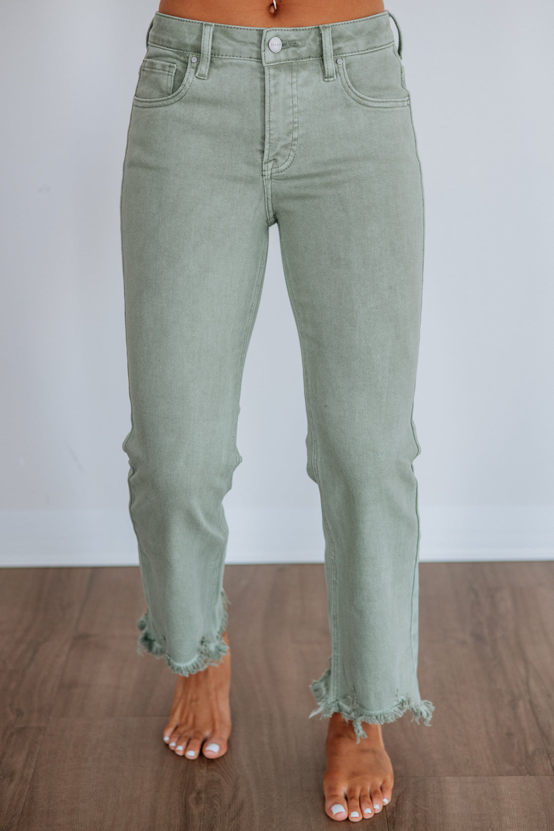 Neona Risen Jeans - Olive