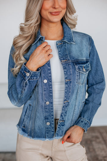 Hugo Mica Denim Jacket - Medium Wash