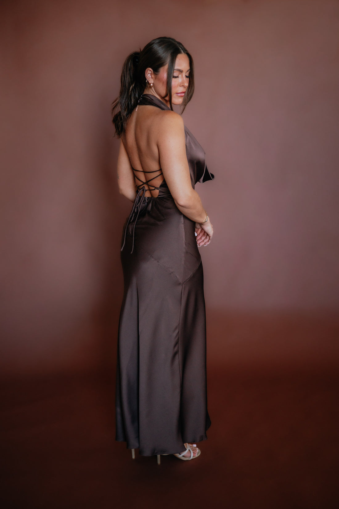 Kassie Satin Maxi Dress