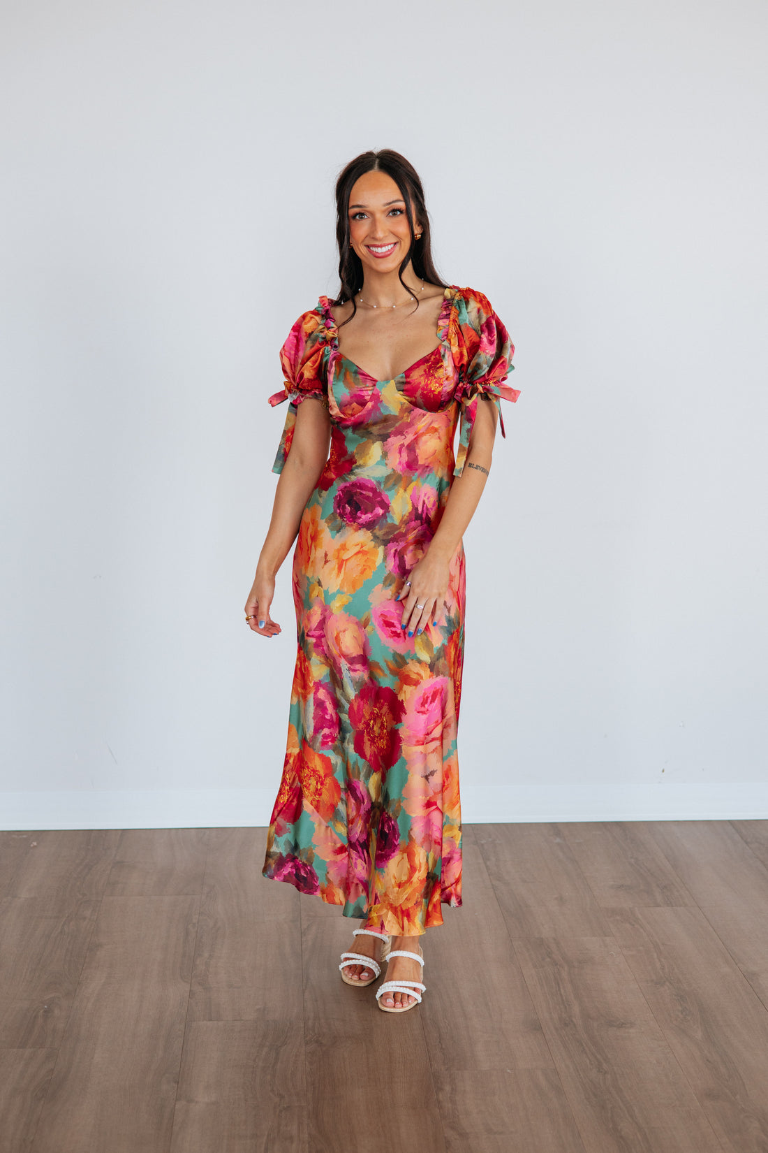 Isabel Satin Dress