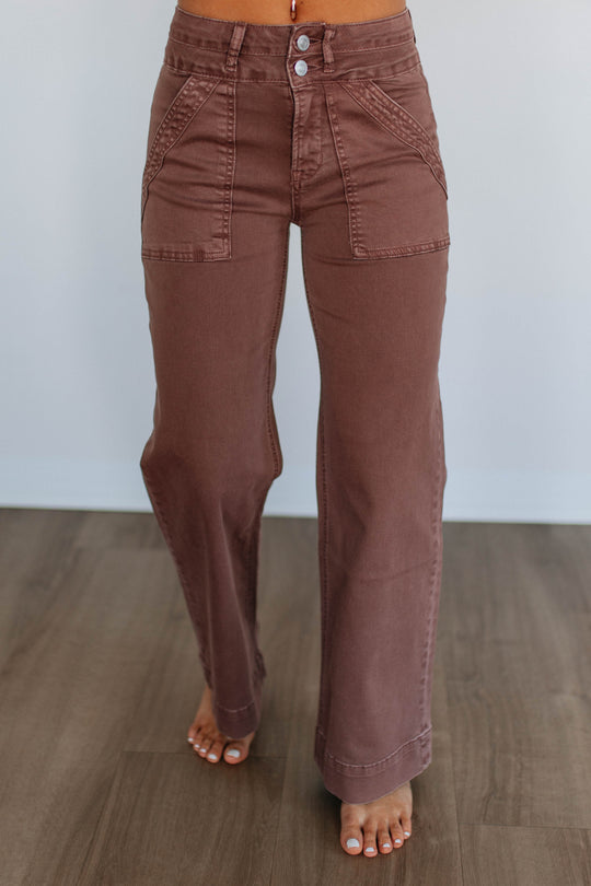 Bennett Mica Jeans - Cocoa