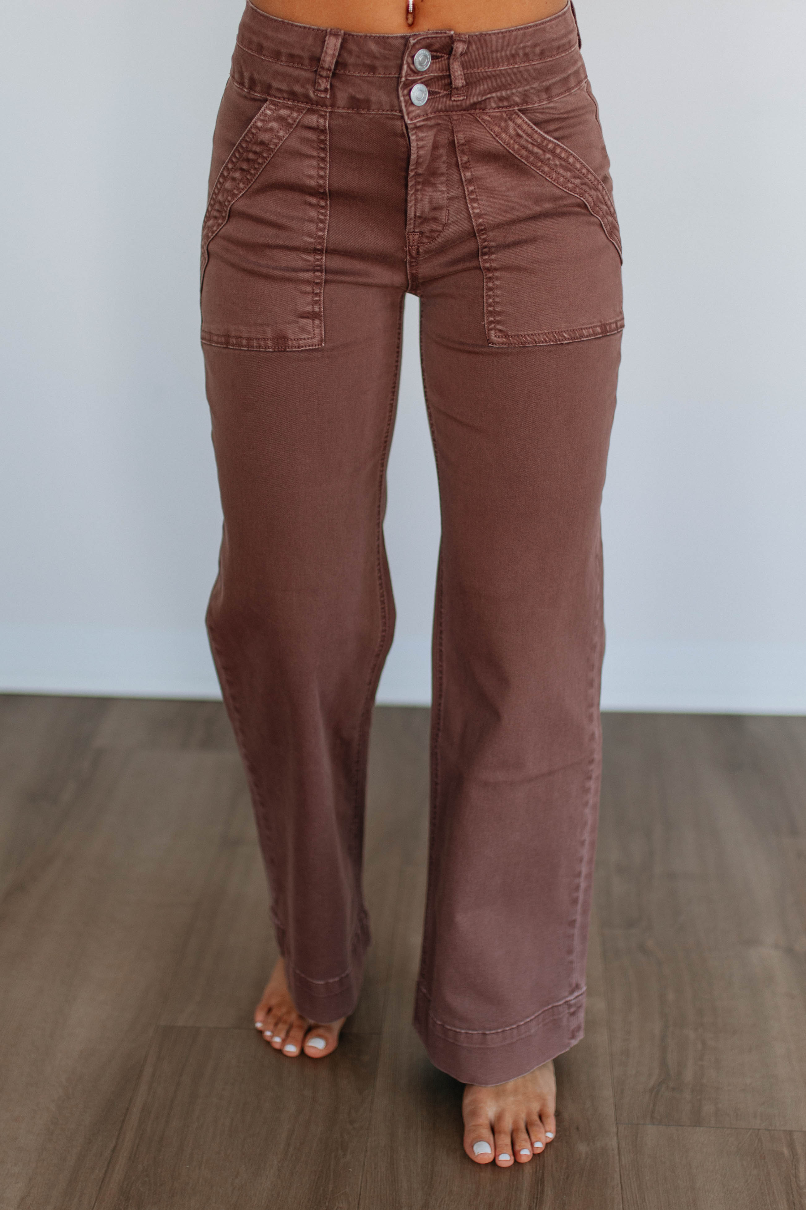 Bennett Mica Jeans - Cocoa