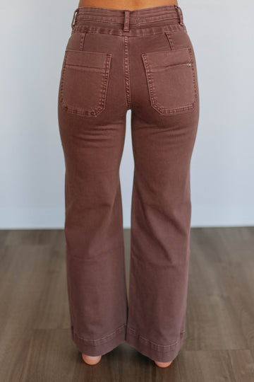 Bennett Mica Jeans - Cocoa