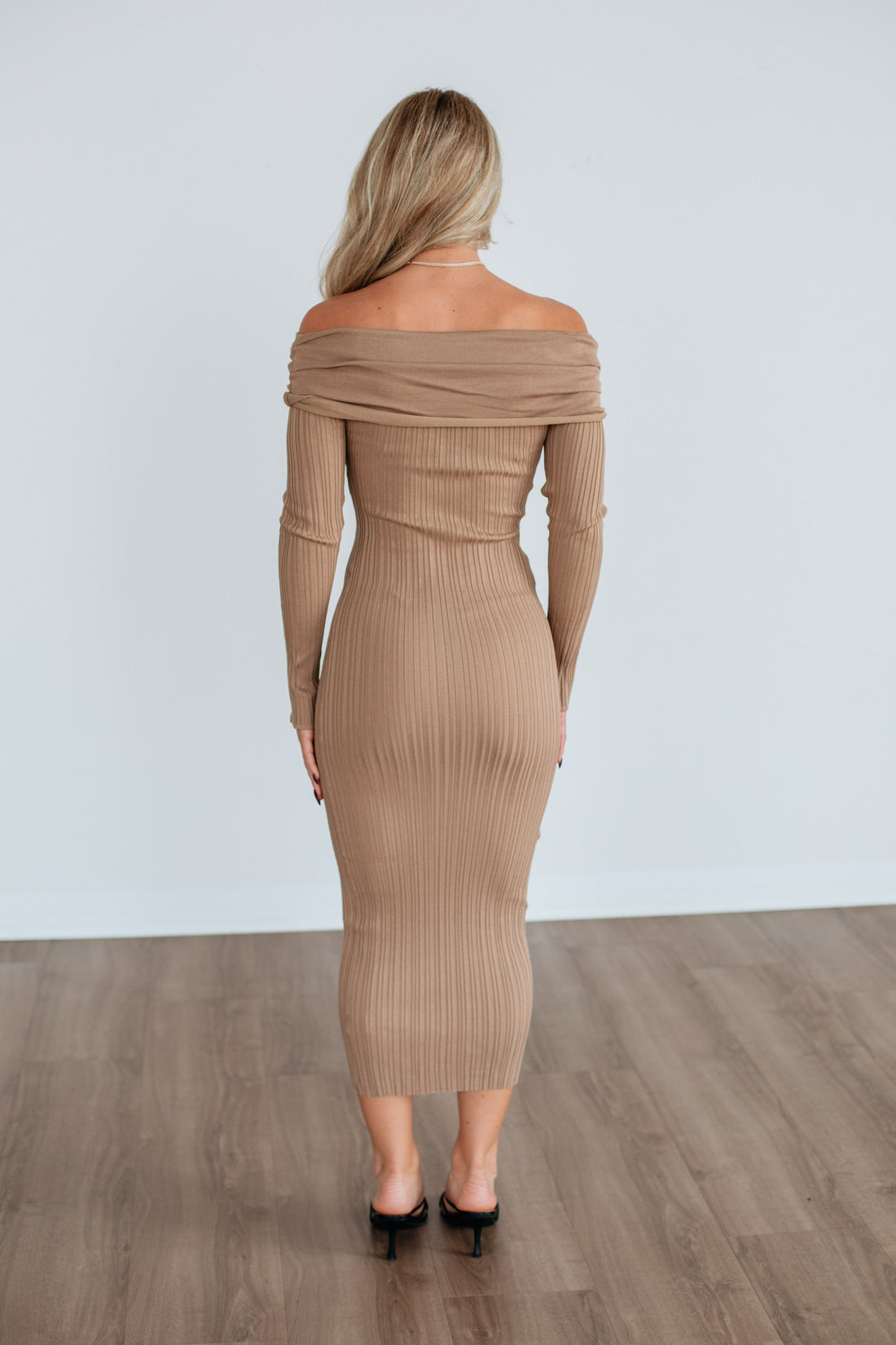 Eyes On Me Maxi Dress - Warm Taupe