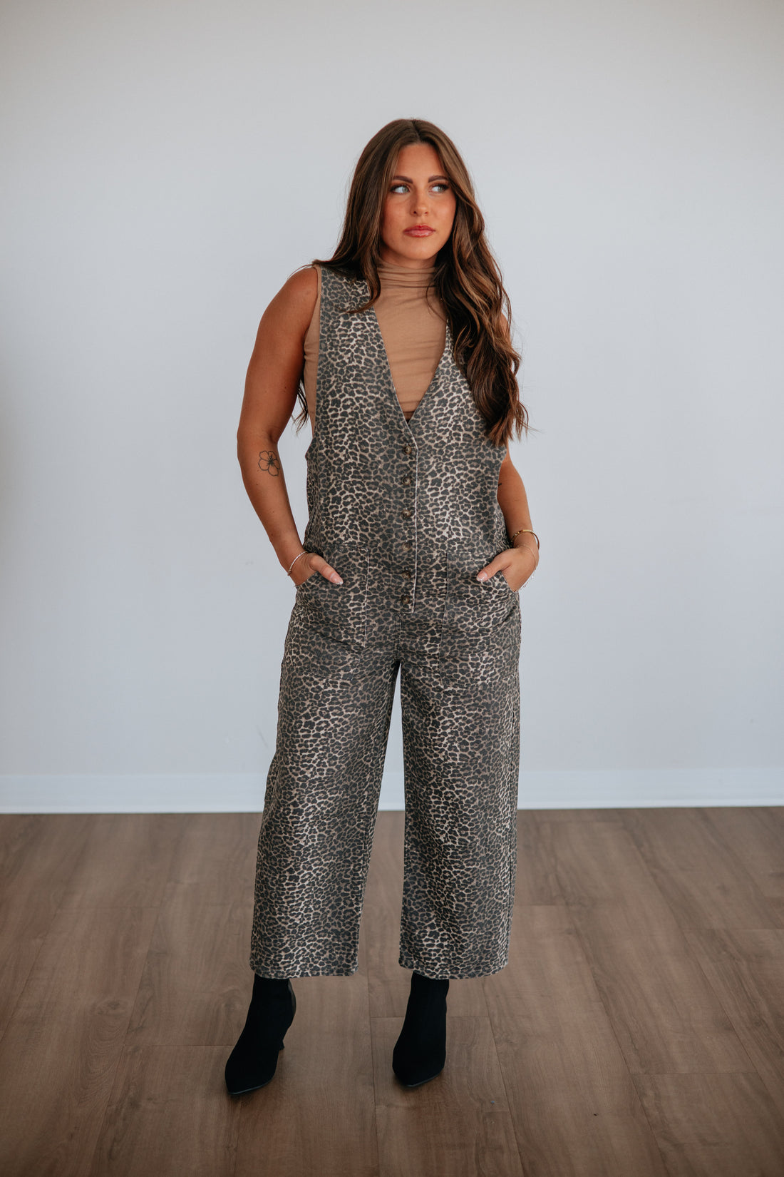 Caterina Leopard Jumpsuit