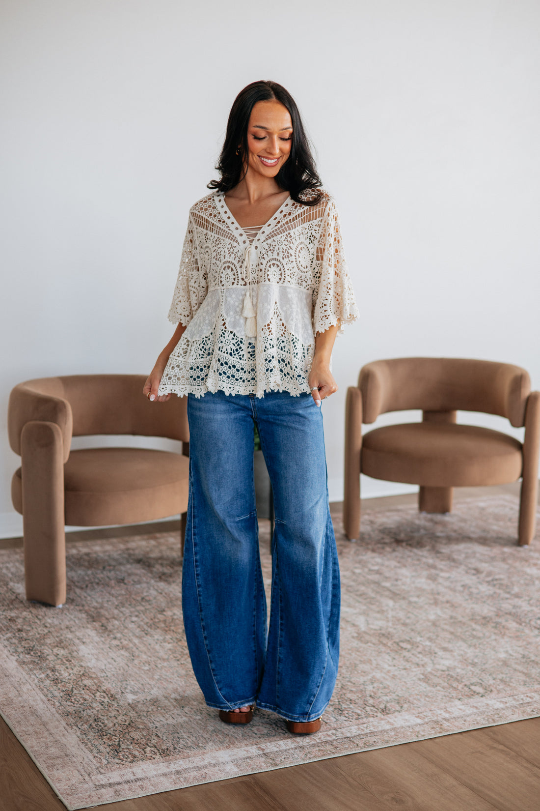 Aveline Crochet Top