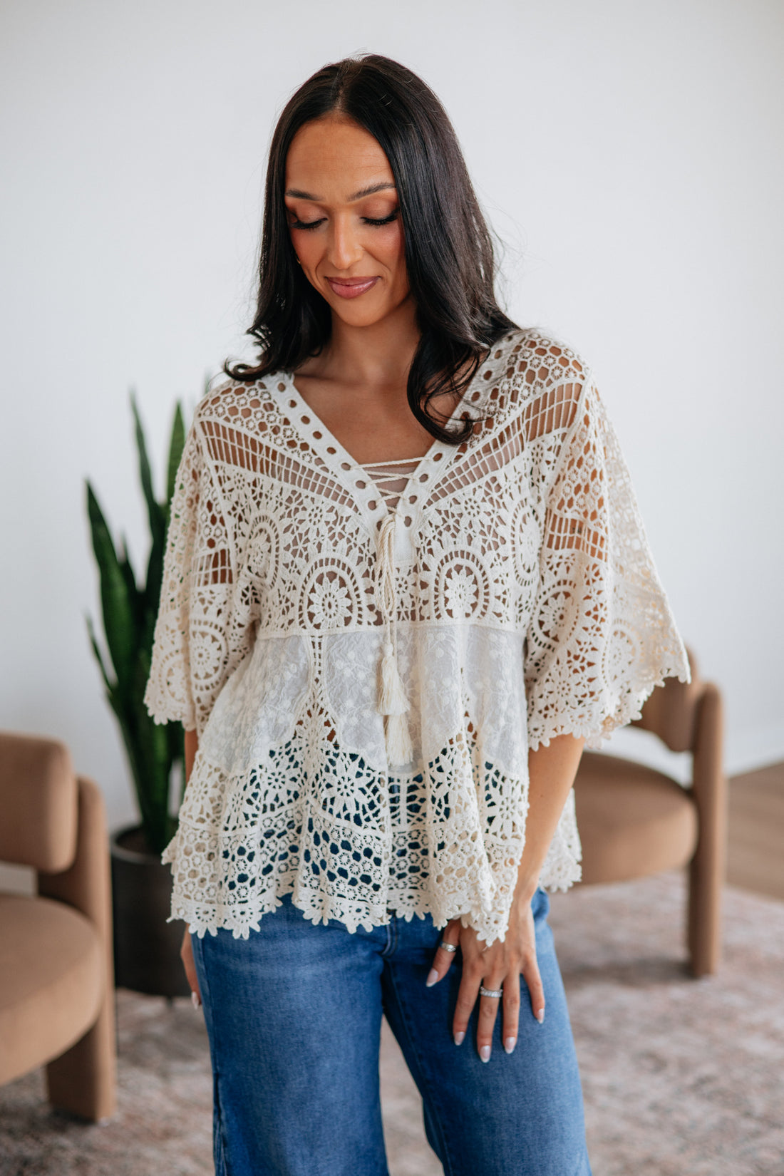 Aveline Crochet Top