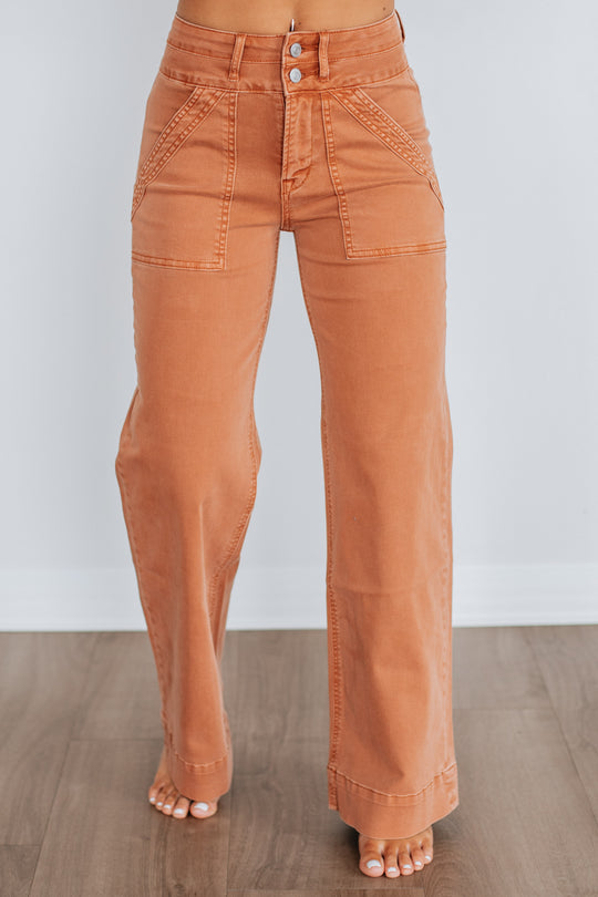 Bennett Mica Jeans - Cinnamon