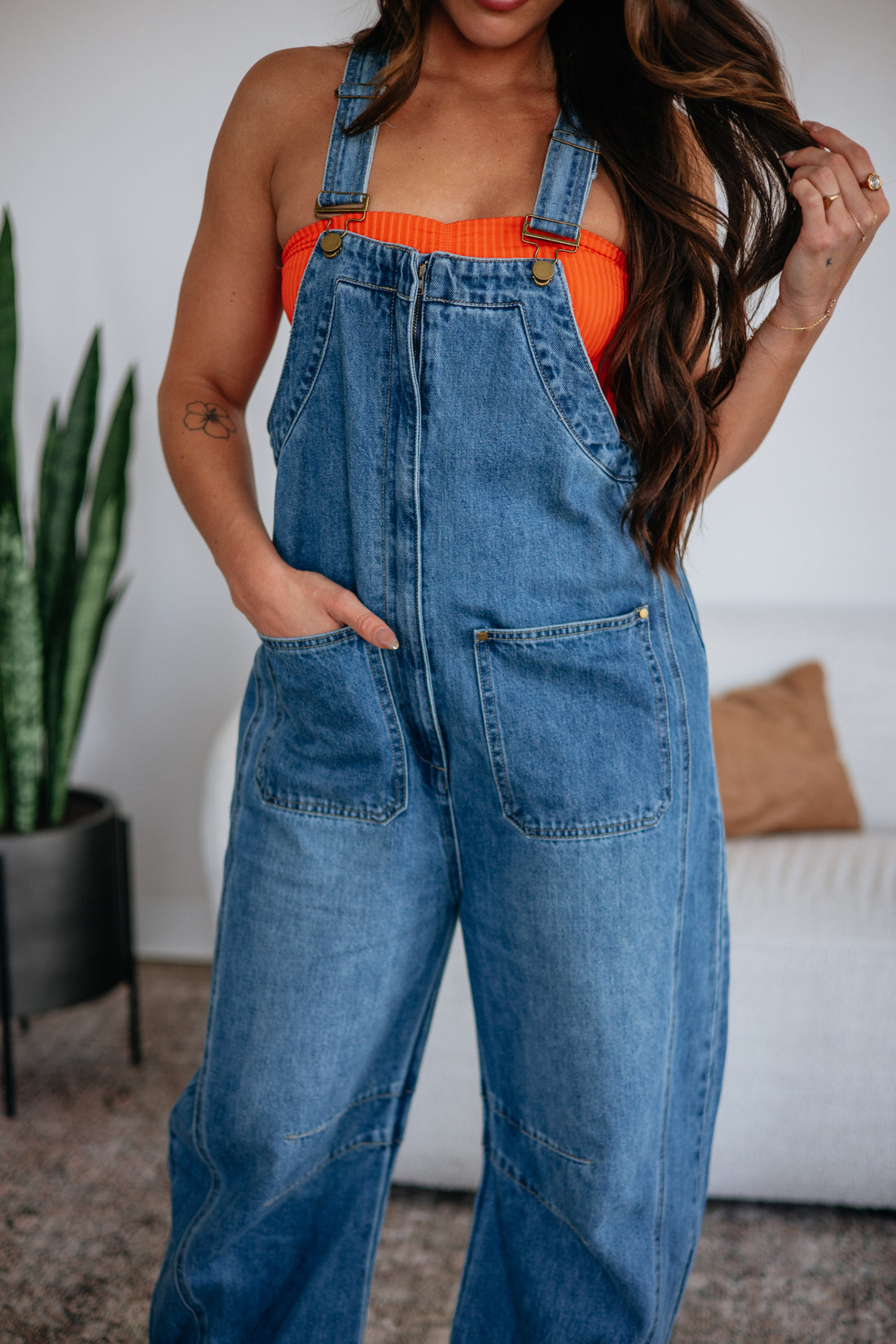 Karmen Denim Overalls