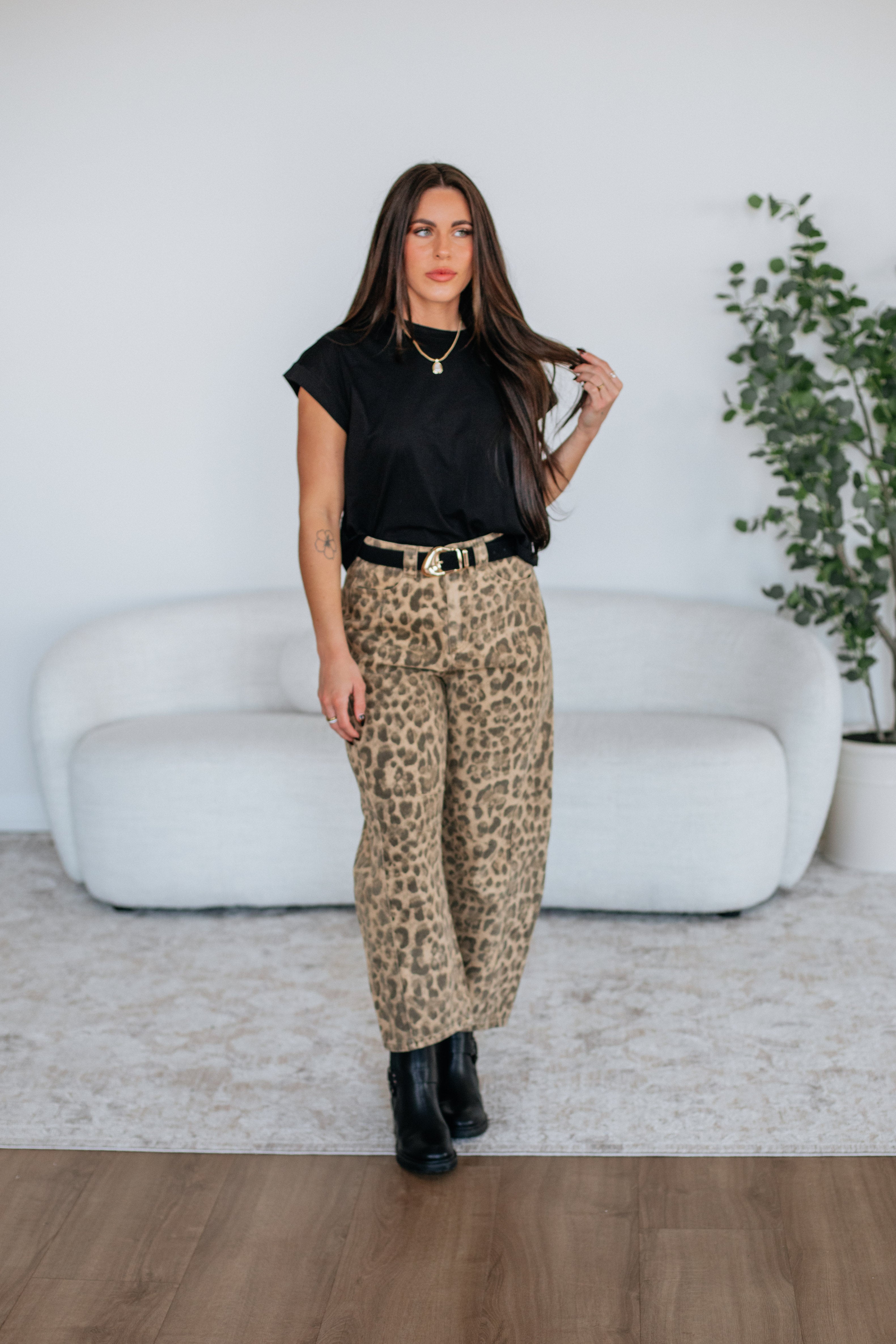 Karina Leopard Pants