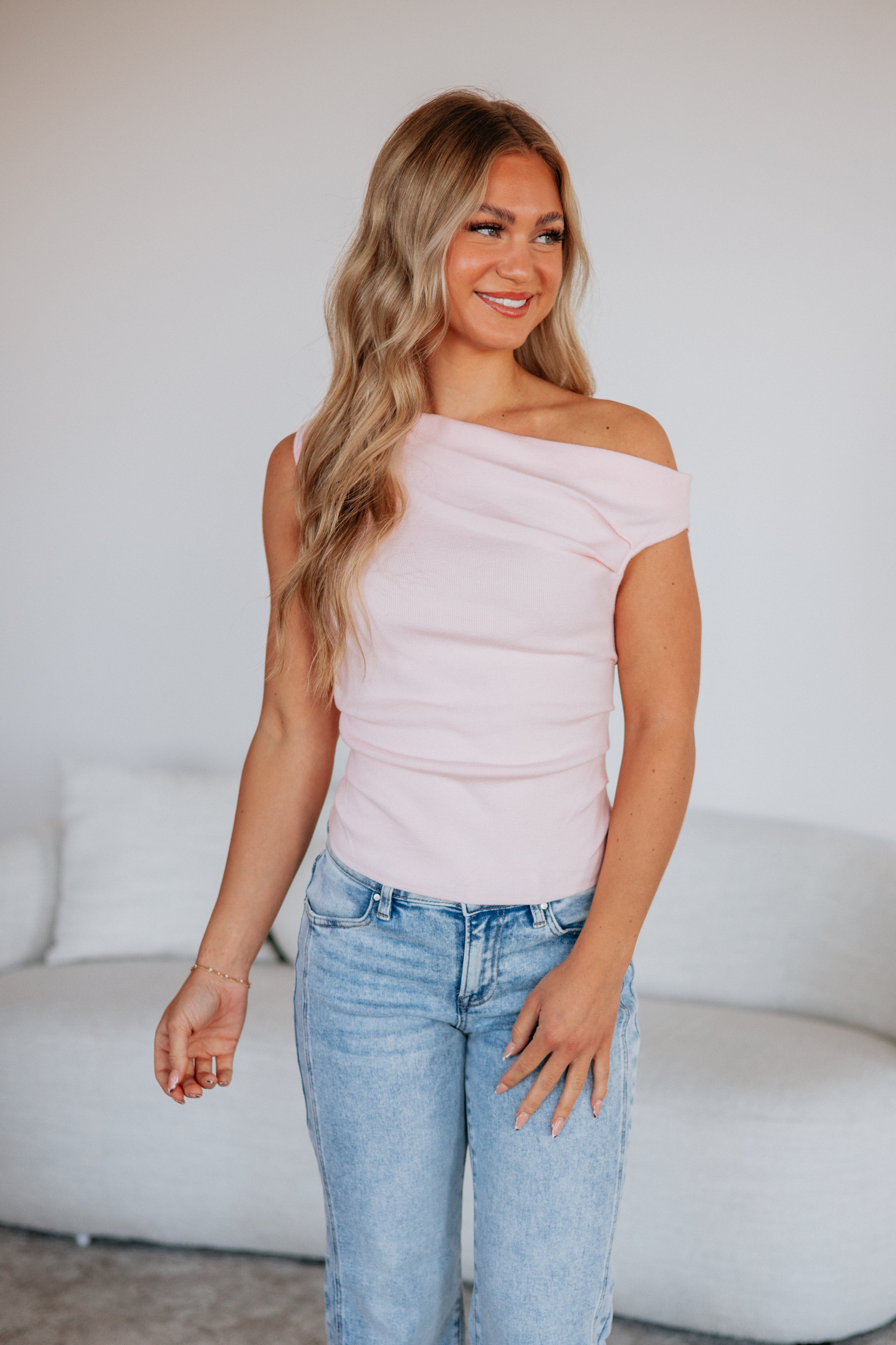 Let It Be Known Top - Baby Pink