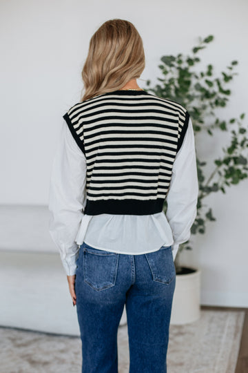 Keelan Contrast Top