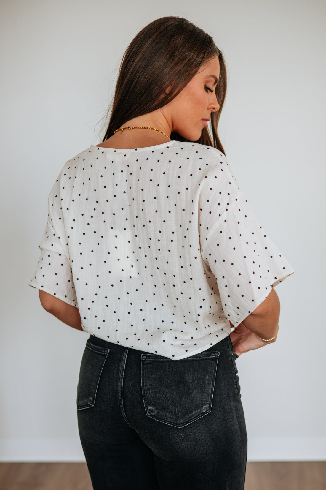 Lucie Polka Dot Top