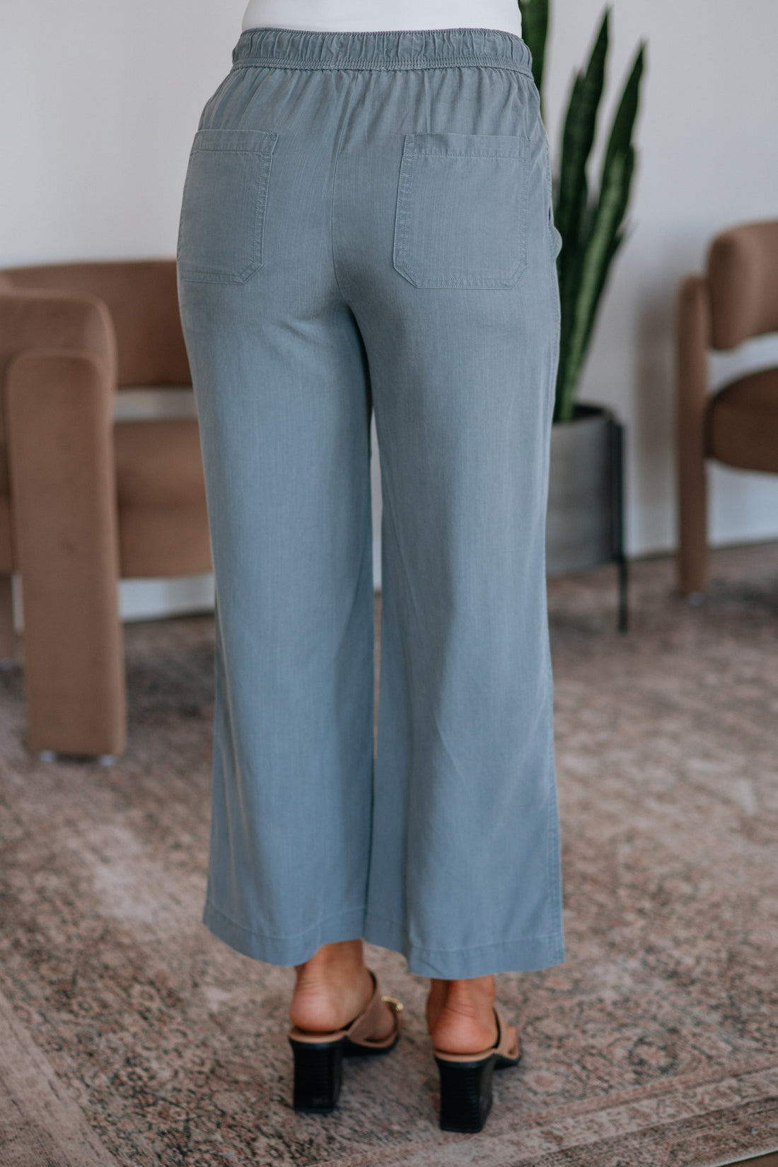 Duncan Casual Pants - Misty Blue