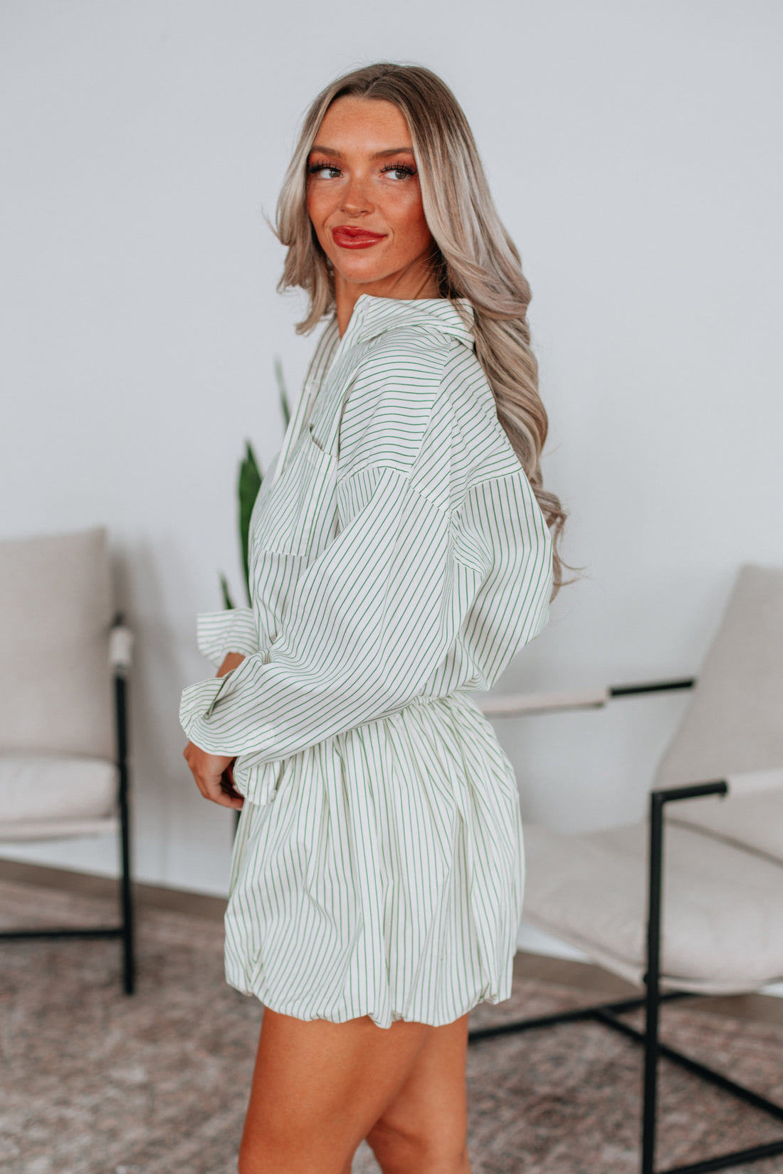 Aella Striped Skirt