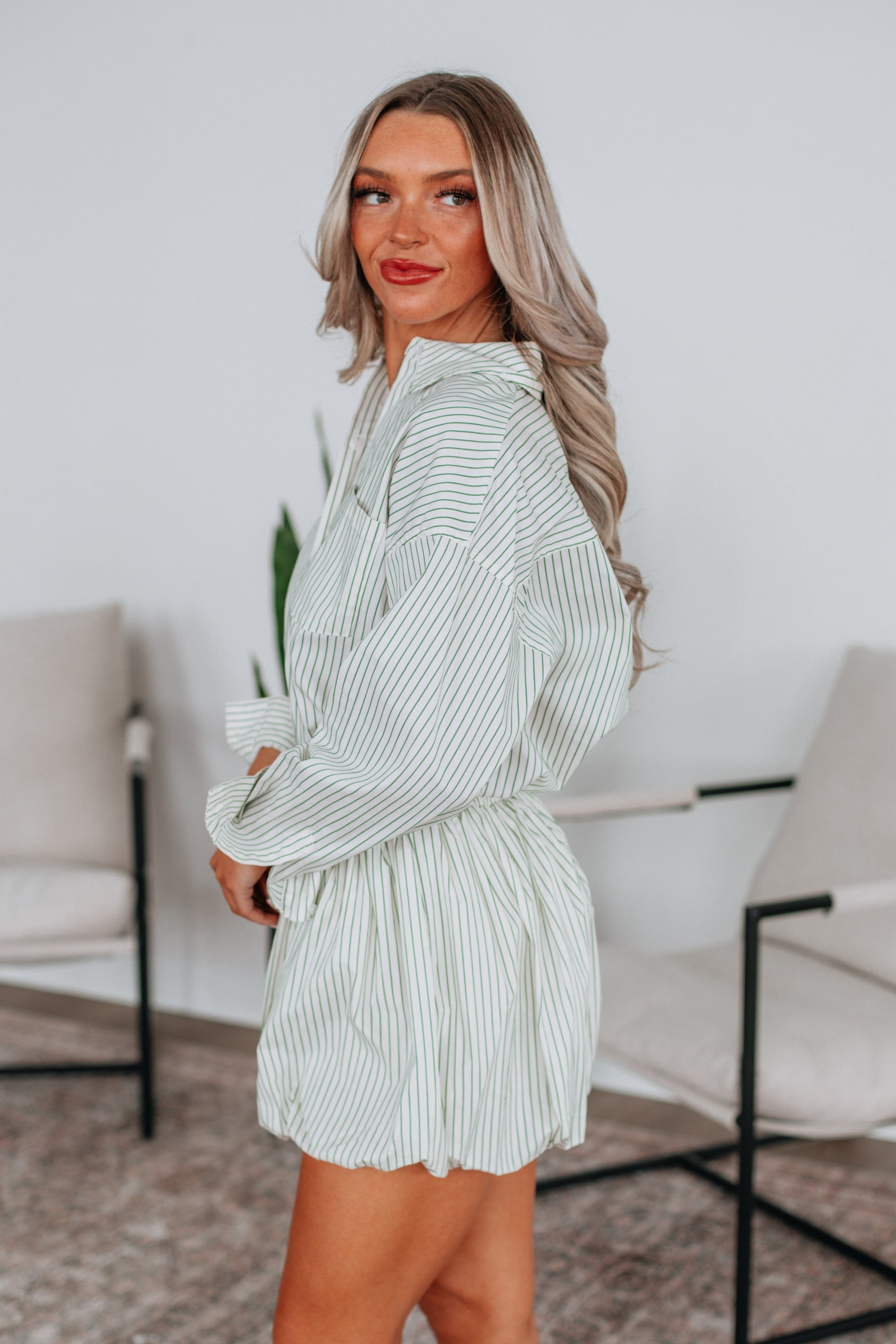 Aella Striped Skirt