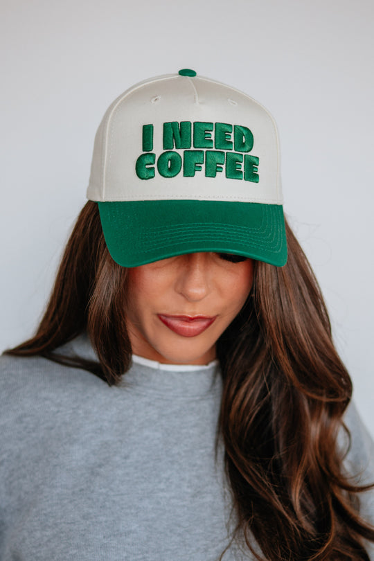 I Need Coffee Trucker Hat