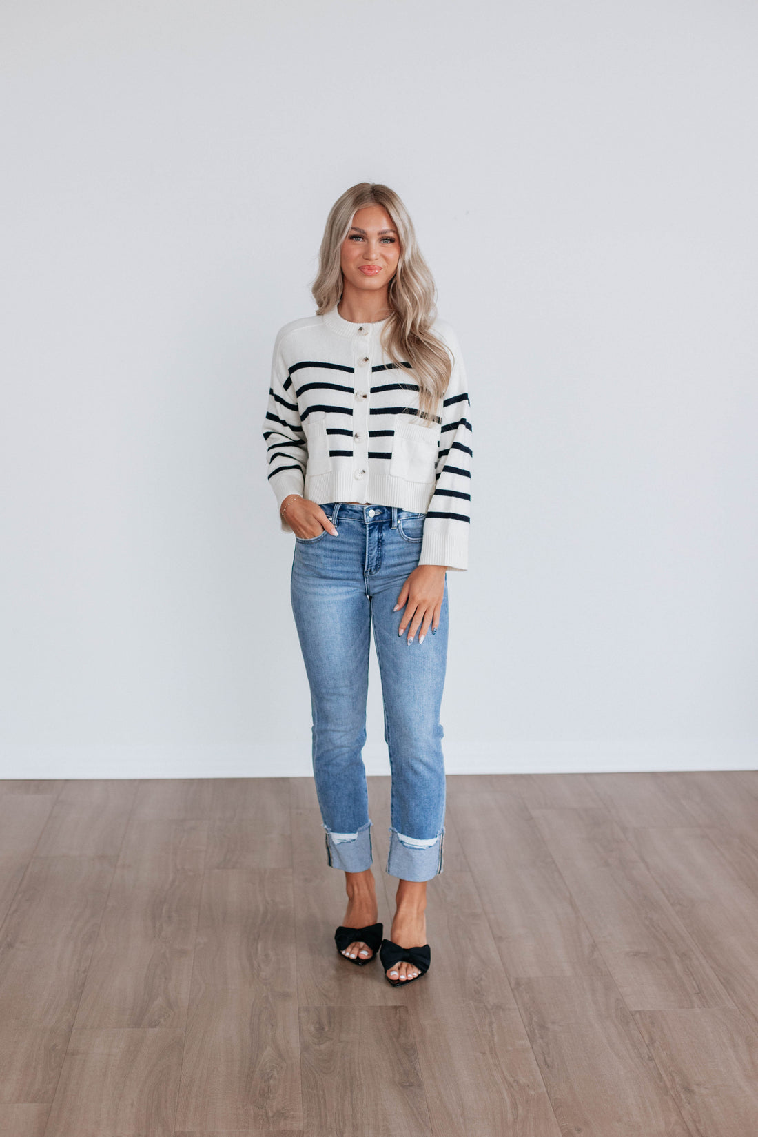 Harbor Striped Cardigan