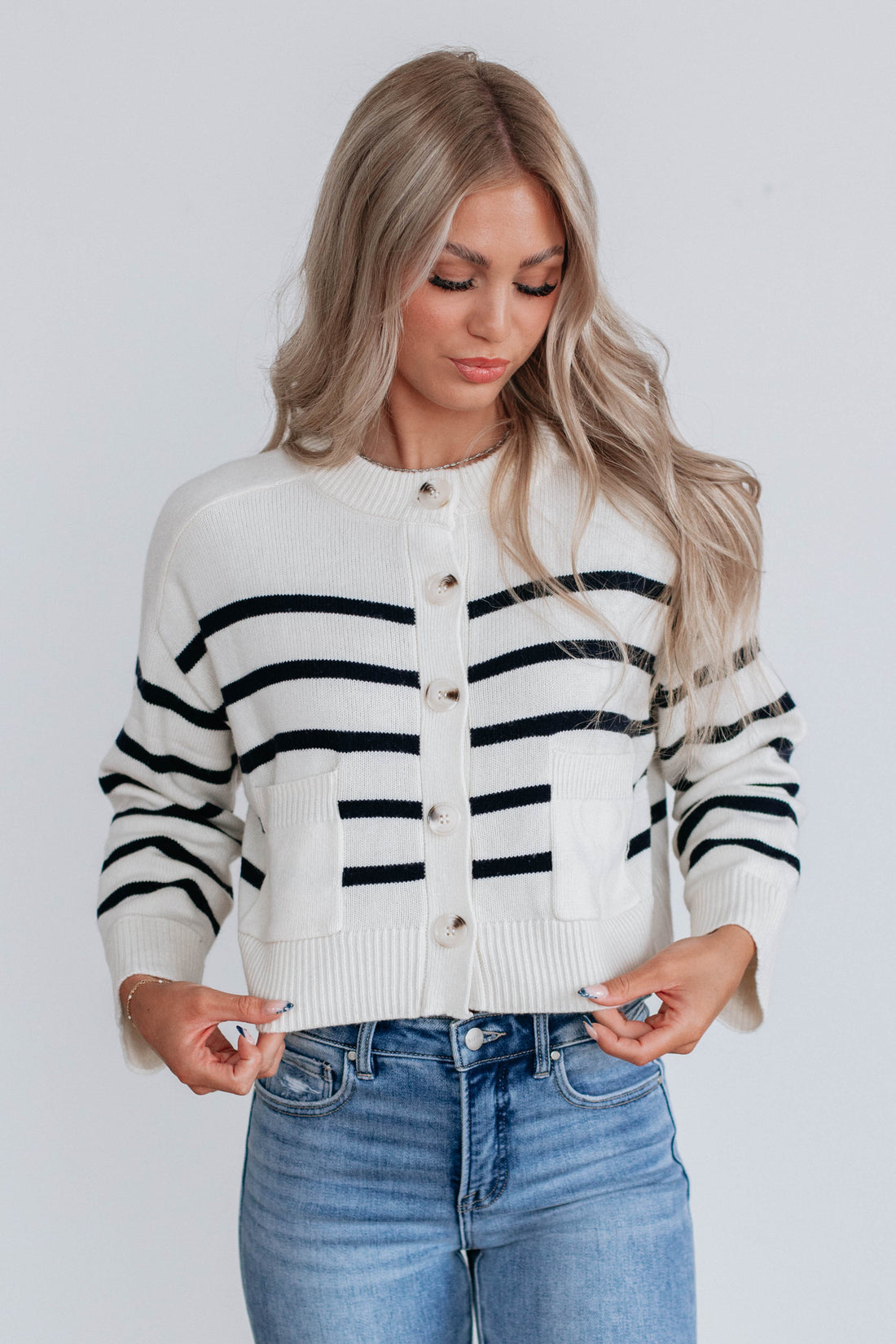 Harbor Striped Cardigan