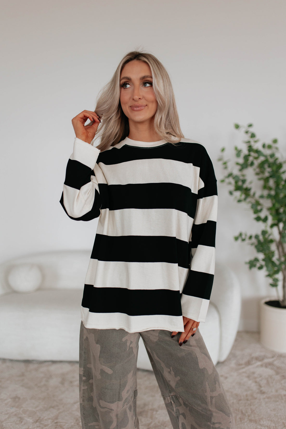 Olympia Striped Top
