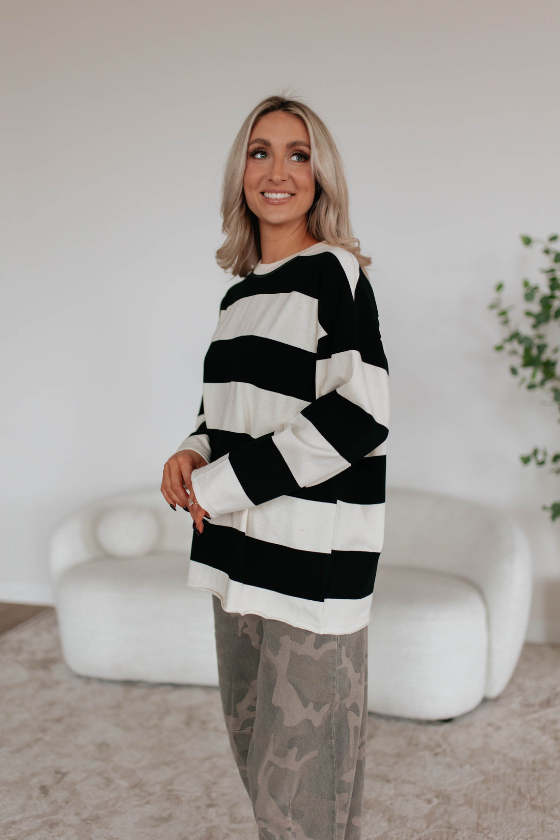 Olympia Striped Top