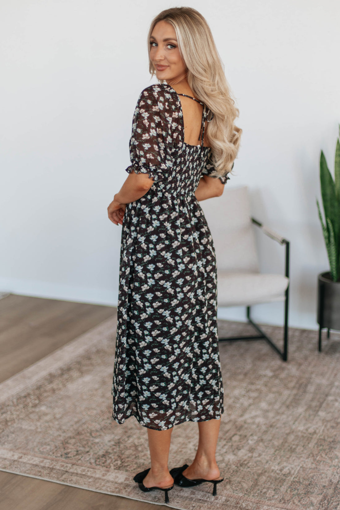 Fauna Floral Midi Dress
