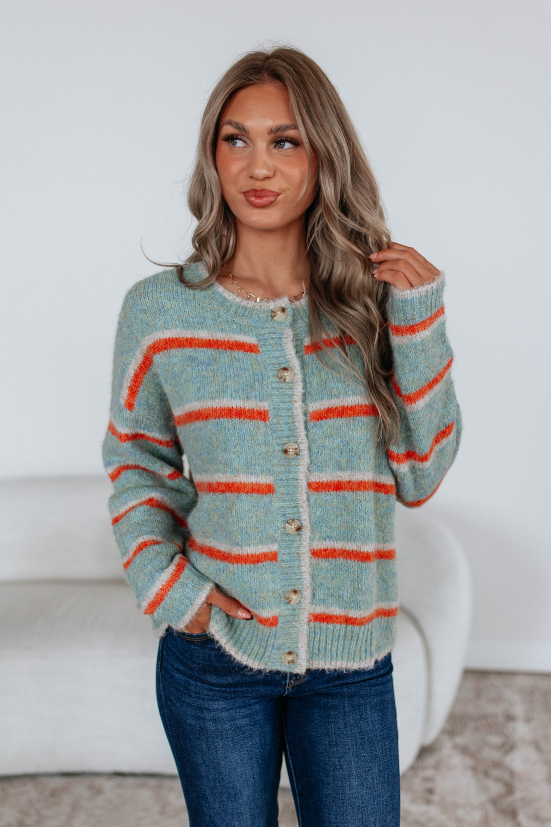 Andi Striped Cardigan