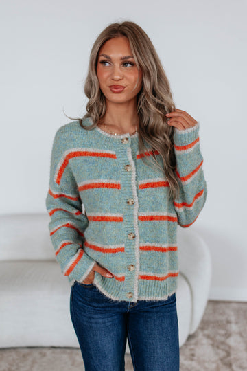 Andi Striped Cardigan