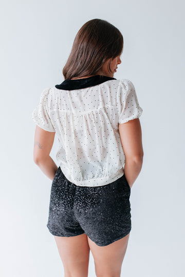Mary Polka Dot Top