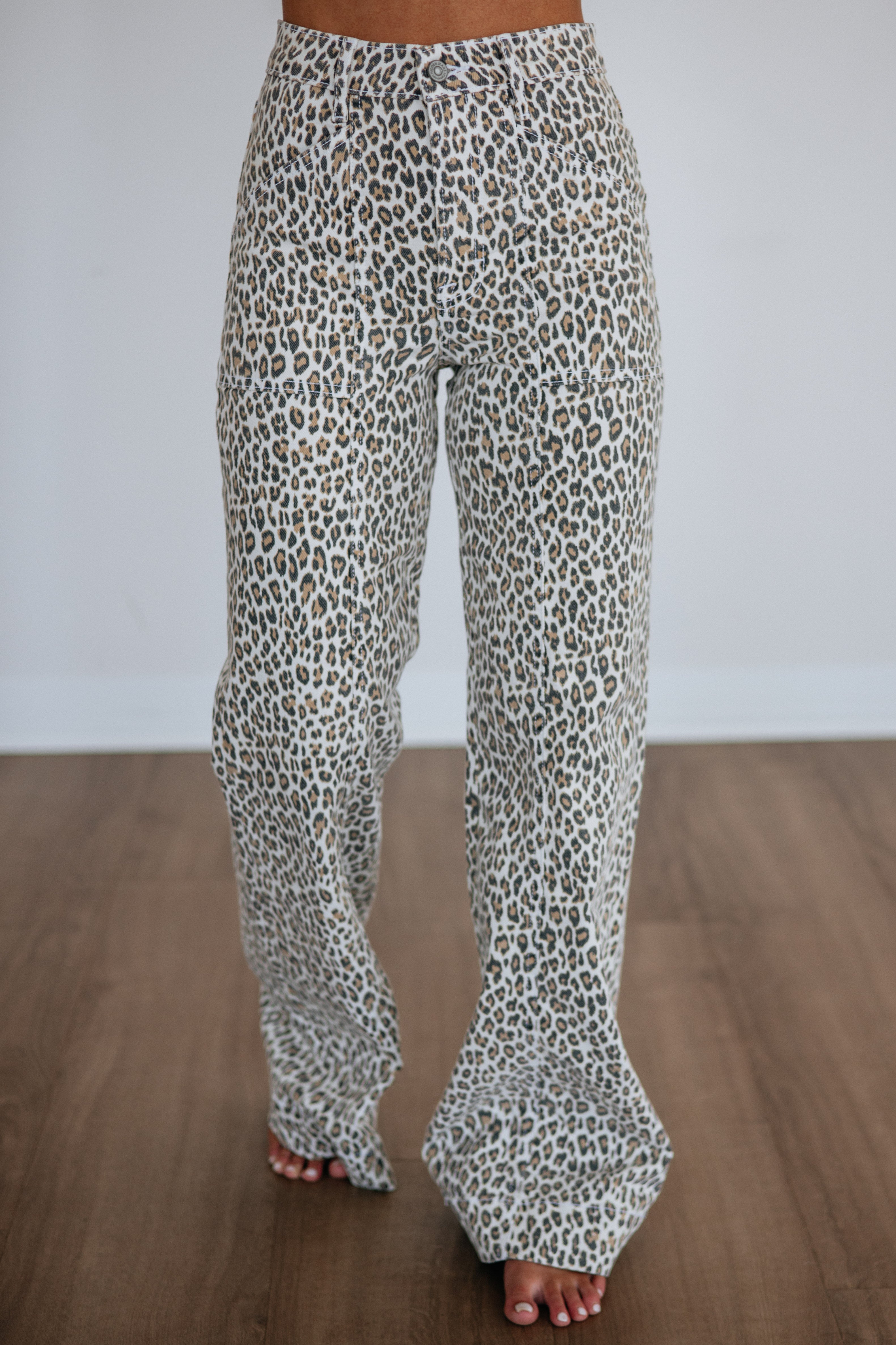 Happi Hidden Jeans - Leopard