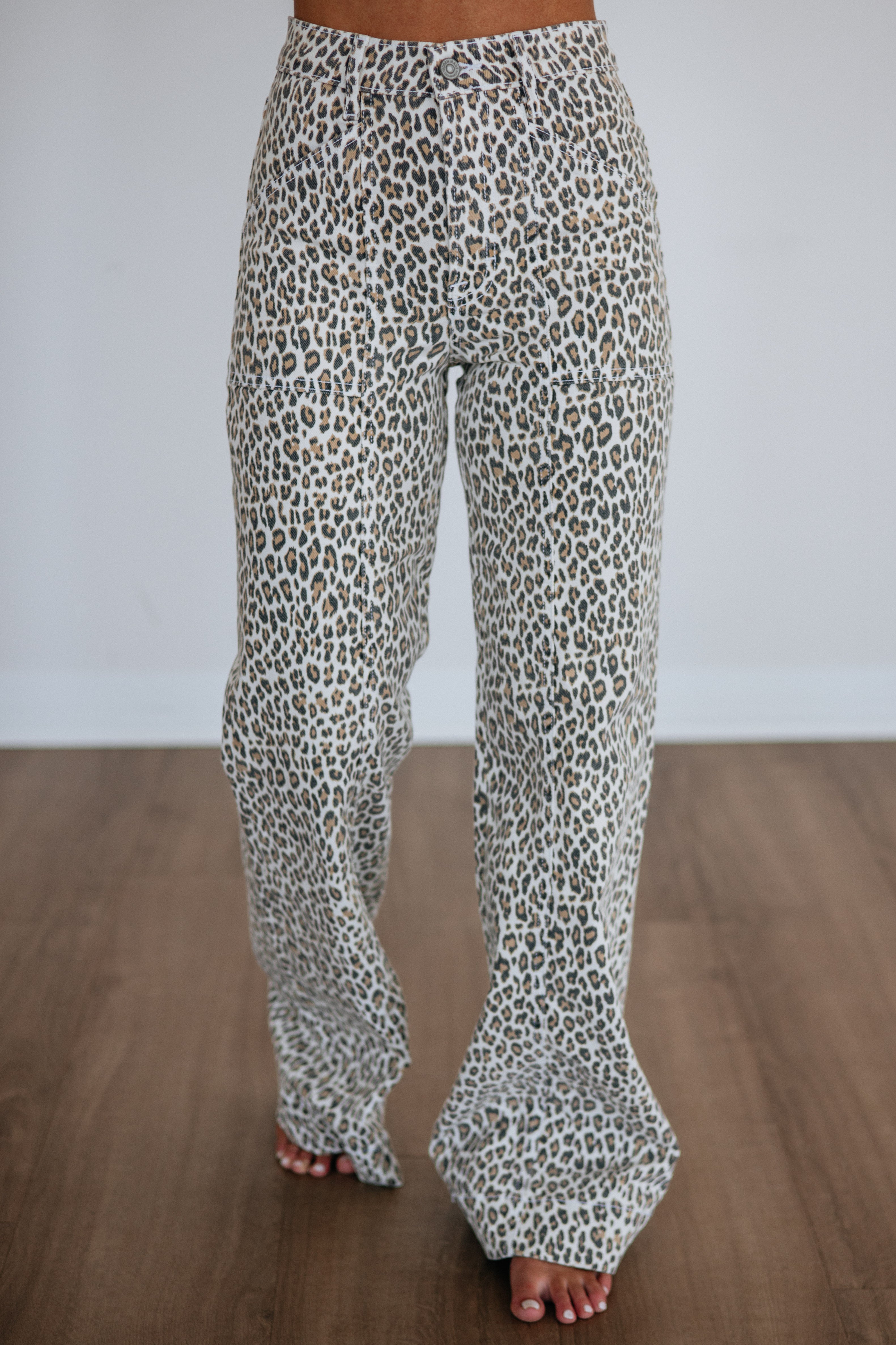 Happi Hidden Jeans - Leopard