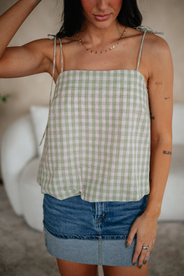 Liv Gingham Top