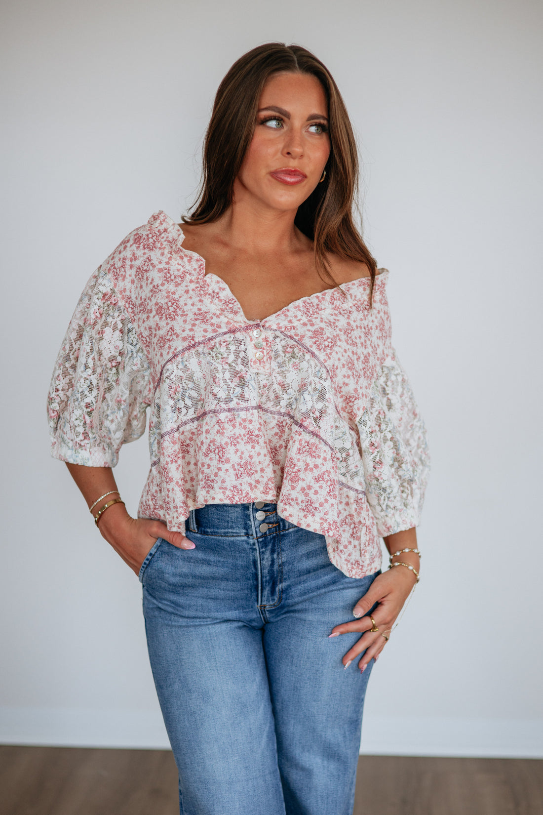 Katya Floral Top