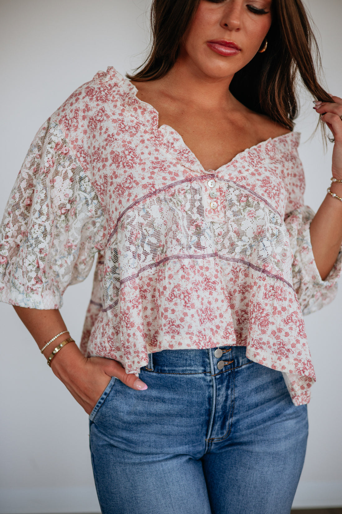 Katya Floral Top