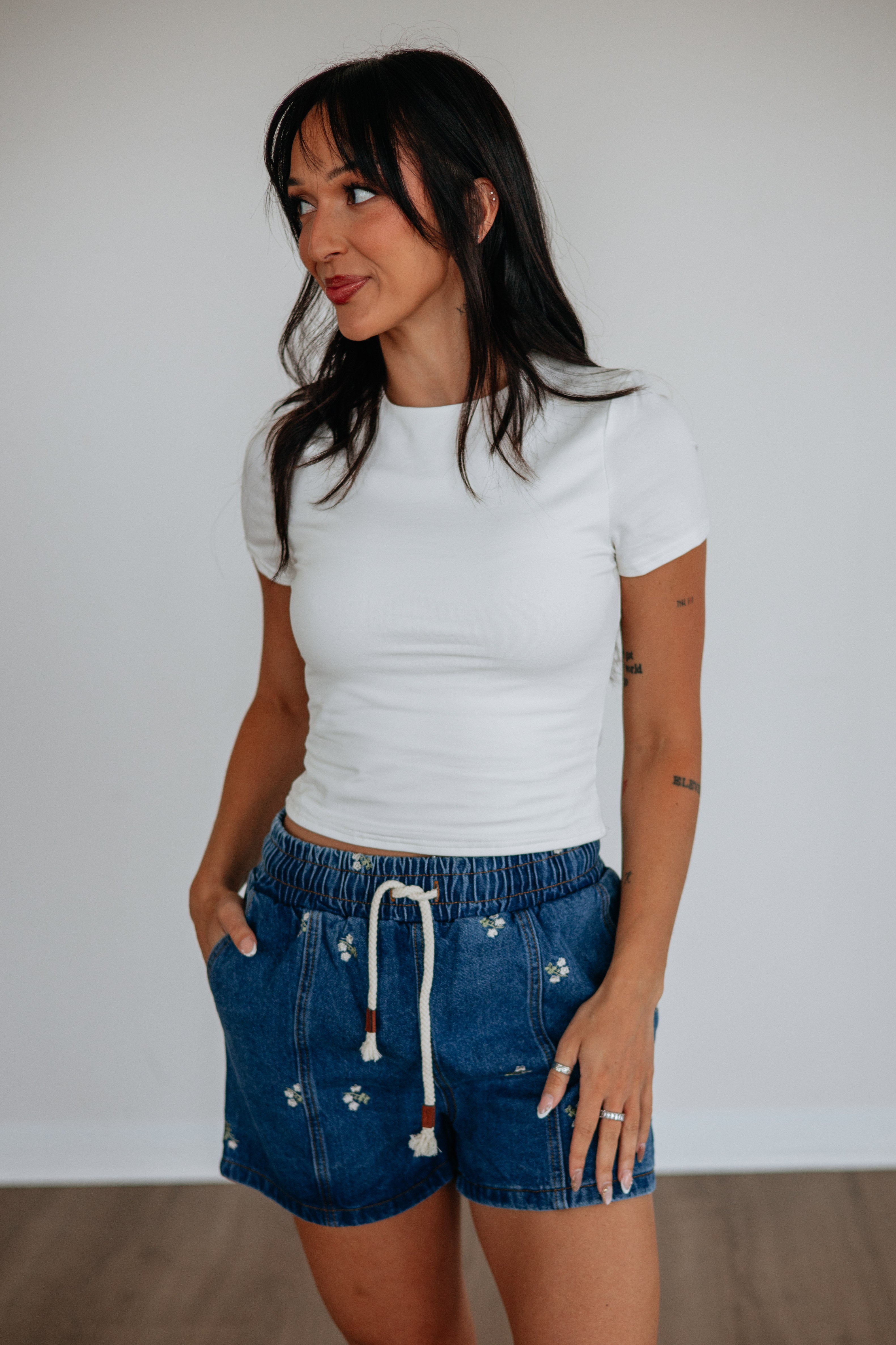 Aliana Denim Shorts