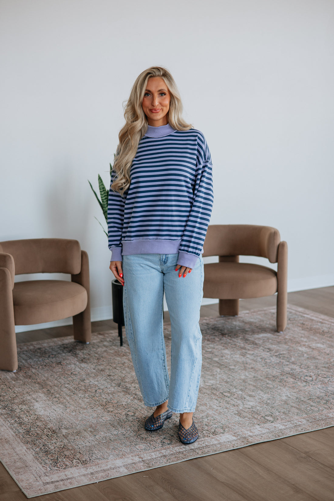 Casen Striped Top