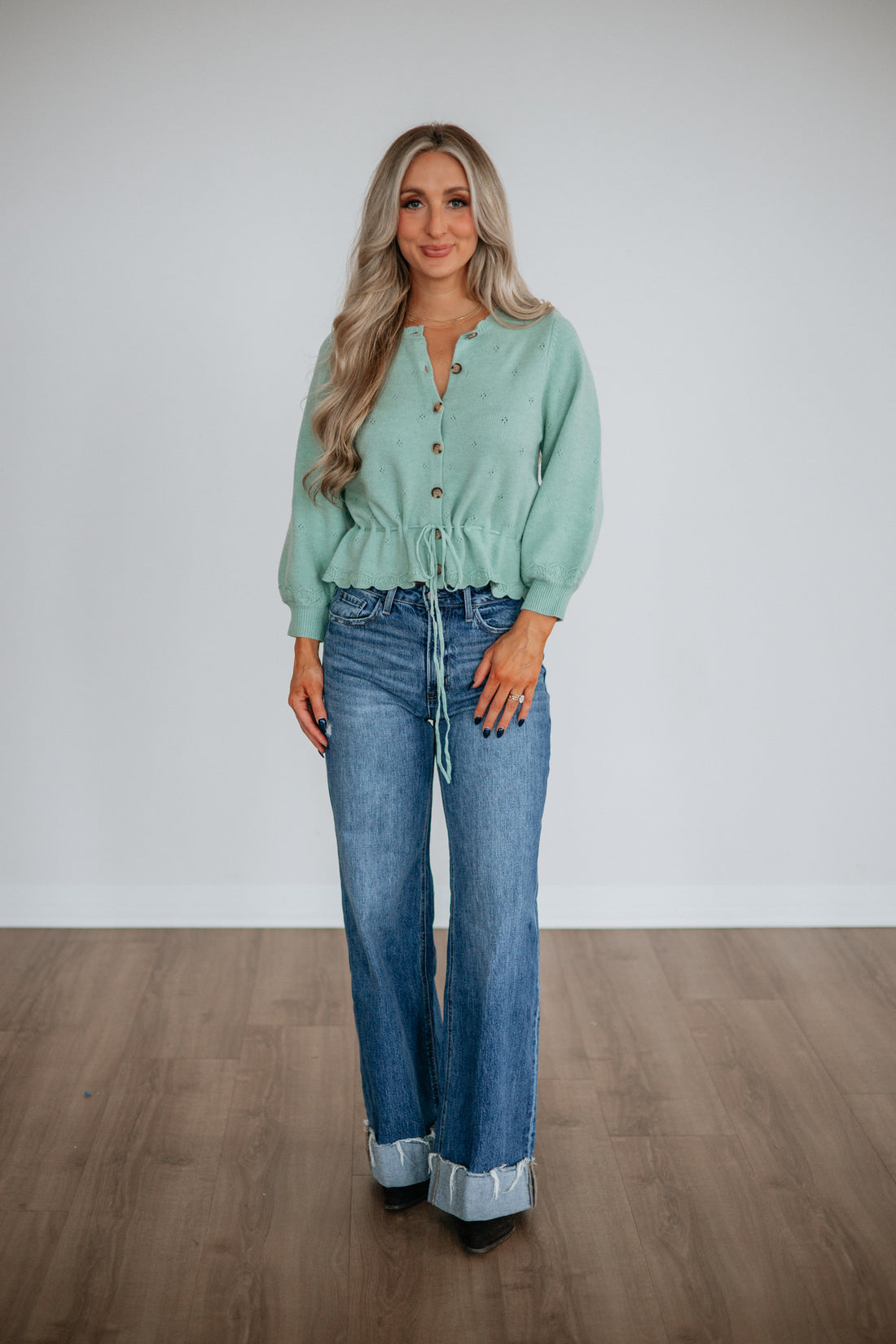 Lille Pointelle Cardigan